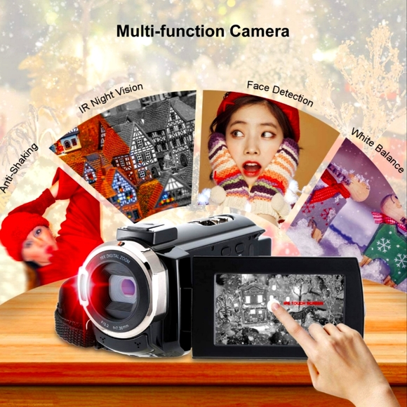 CofunKool Ultra 4K Video Camera Camcorder - Picture 5 of 8